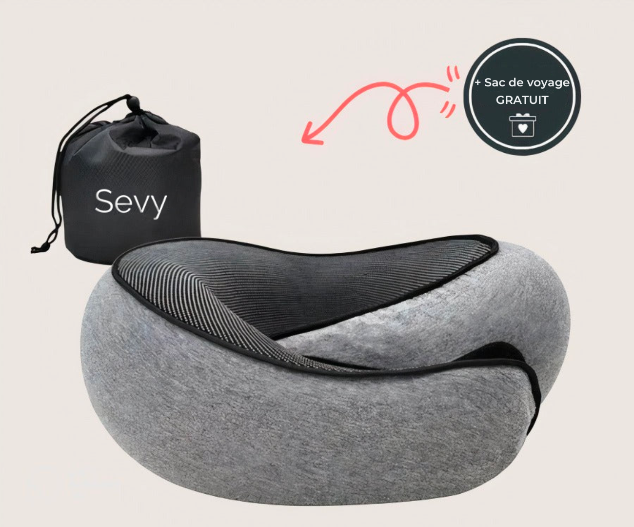 CozyTravel - Oreiller cervical pour les voyages